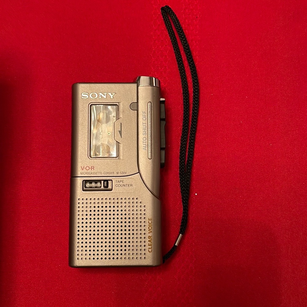 Sony V O R micro cassette corder recorder M-530V